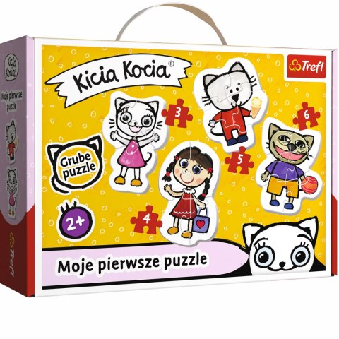 MOJE PIERWSZE PUZZLE KICIA KOCIA TREFL BABY 2+ 36088