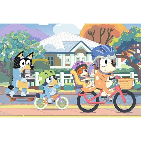 Puzzle Bluey Trefl 60 el. Wesoły Bluey 17384