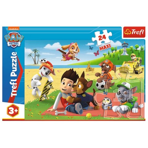 Puzzle Psi Patrol Trefl Maxi 24 el. Zabawa na kocu 14346