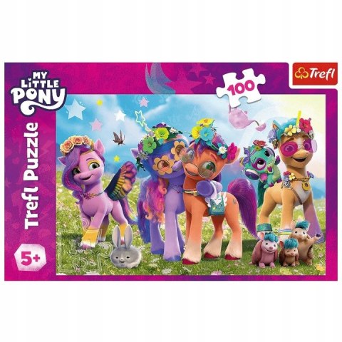 Puzzle Trefl My Little Pony 100 el. Zabawne Kucyki 16463