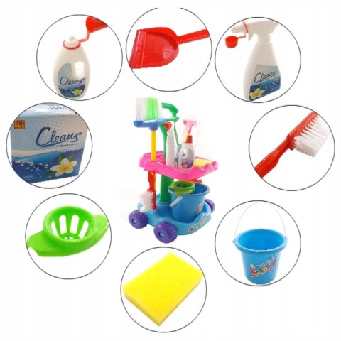 ZESTAW DO SPRZĄTANIA dla dzieci WIADERKO 102