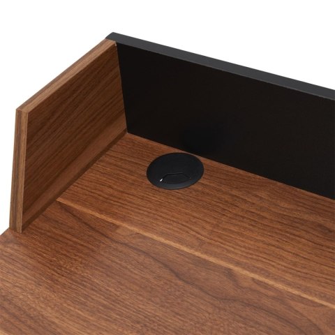 Biurko Brico orzech/ czarne