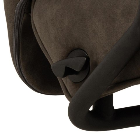 Fotel Hayes z podnóżkiem antracytowy