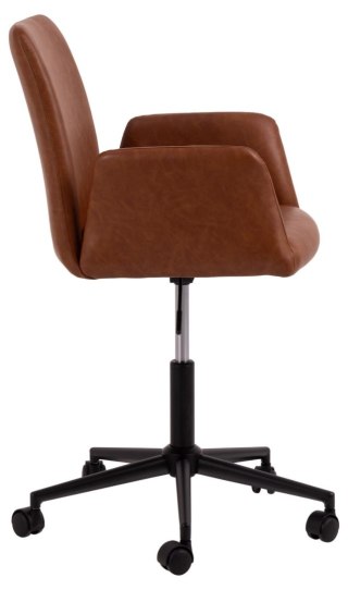 Fotel biurowy Naya brązowy PU