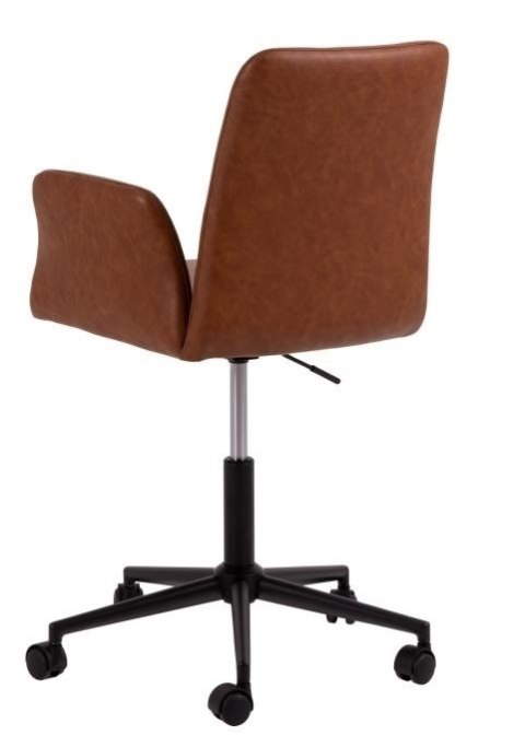 Fotel biurowy Naya brązowy PU