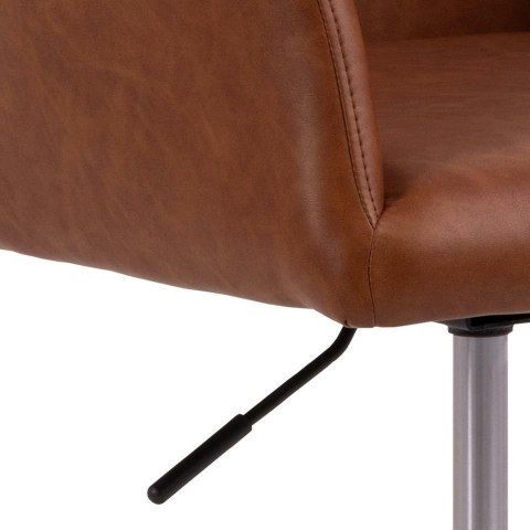 Fotel biurowy Naya brązowy PU