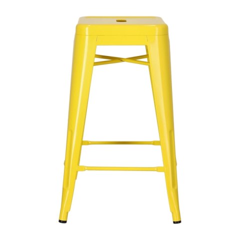 Hoker Paris 66cm żółty inspirowany Tolix