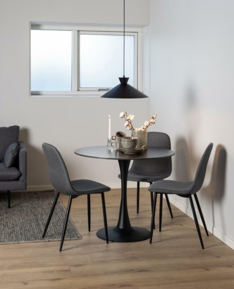 Krzesło Celia szare ciemne/ czarne