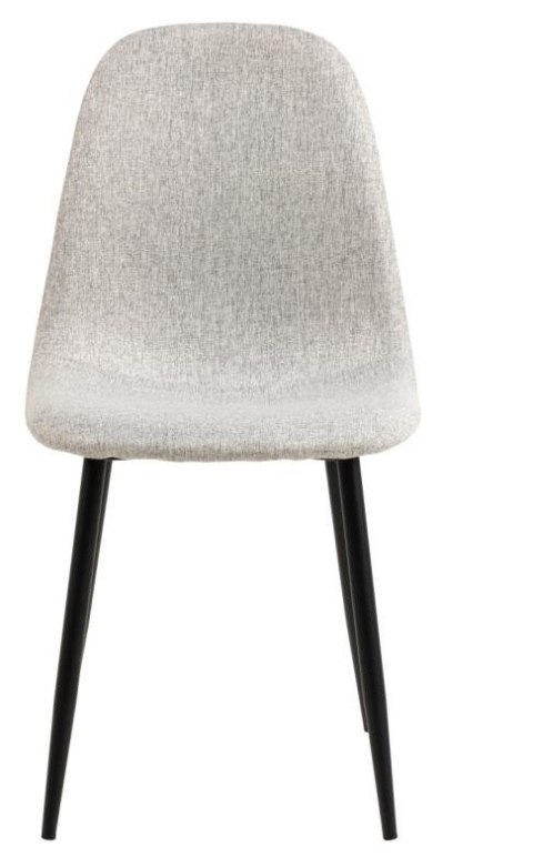 Krzesło Celia szare jasne/ czarne