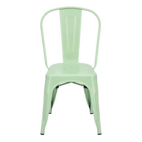 Krzesło Paris zielone inspirowane Tolix