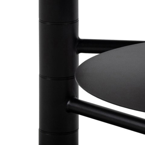 Stolik kawowy Lahti biały marmur/ czarny