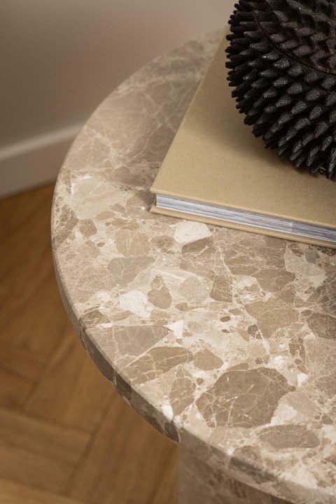 Stolik Naxos marmur brązowy