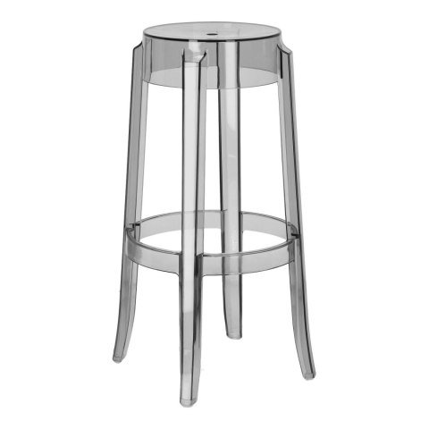 Stołek Duch szary transp. 75cm