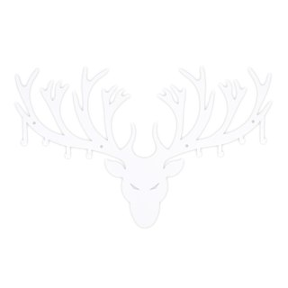 Wieszak ścienny Poroże biały