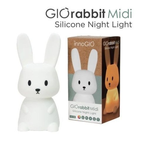 1156 LAMPKA NOCNA SILIKONOWA MIDI RABBIT GIO-136
