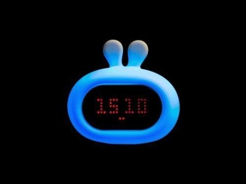 6423 LAMPKA NOCNA SILIKONOWA BUDZIK RABBIT GIO-135