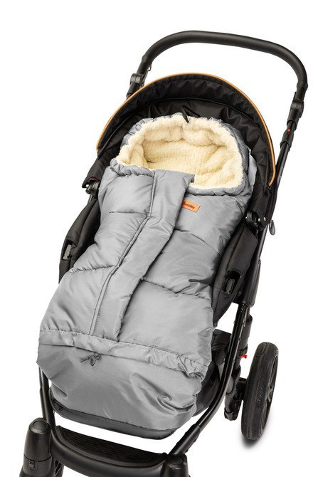 ŚPIWOREK COMBI 3w1 WEŁNA - GREY