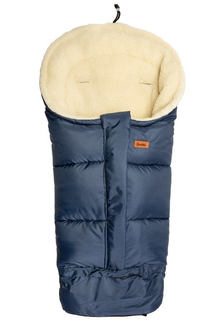 ŚPIWOREK COMBI 3w1 WEŁNA - NAVY