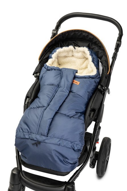 ŚPIWOREK COMBI 3w1 WEŁNA - NAVY