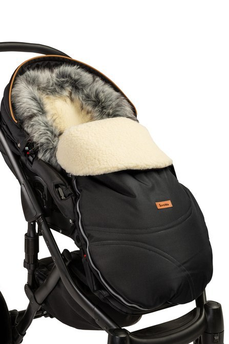 ŚPIWOREK ESKIMO BLACK / WEŁNA 100 X 46
