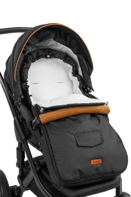 ŚPIWOREK POLAR BLACK DO WÓZKA (95x40)