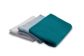 PIELUCHA MUŚLINOWA JEDNOLITA NIEBIESKA (Opak - 3 szt)