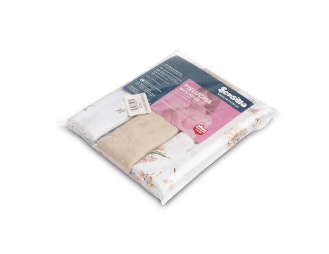 PIELUCHA MUŚLINOWA SZARO - BEŻOWY MIŚ (Opak - 3 szt)