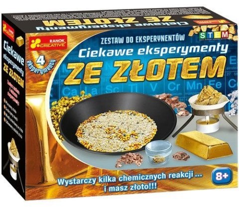 CIEKAWE EKSPERYMENTY ZE ZŁOTEM 4 DOŚWIADCZENIA ZESTAW