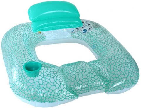 DMUCHANY FOTEL MATERAC Z OPARCIEM DUŻY BESTWAY