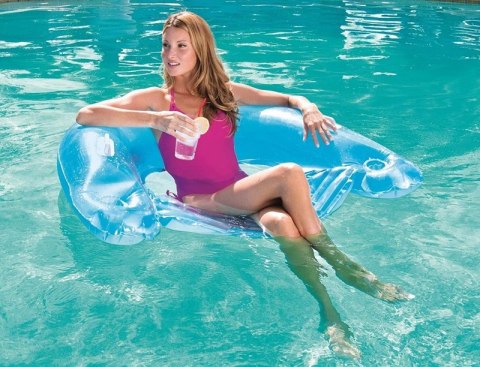 Fotel LAZY do pływania 152x99 Bestawy niebieski