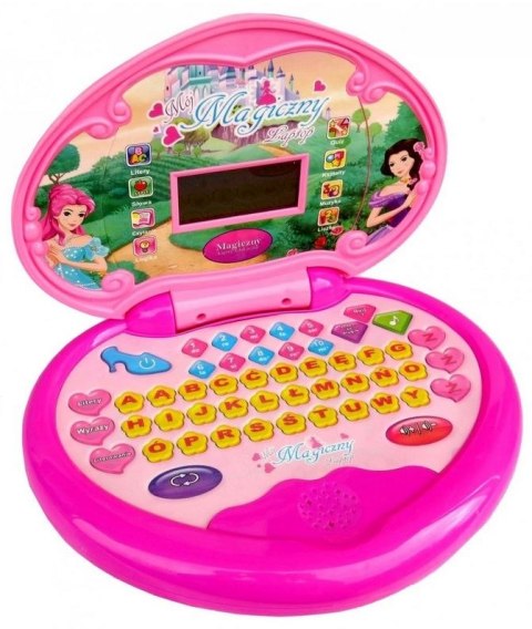 MÓJ MAGICZNY LAPTOP KSIĘŻNICZKI 8 FUNKCJI UCZY MÓWI POLSKU