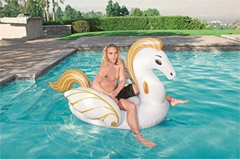 OGROMNY PEGAZ MATERAC DO PŁYWANIA 231x150 BESTWAY