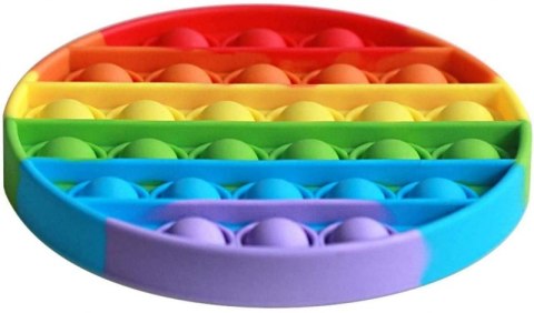 PUSH POP BUBBLE ANTYSTRESOWA ZABAWKA SENSORYCZNA TĘCZOWA