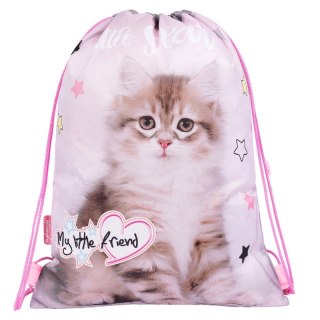 Worek szkolny na obuwie My Little Friend Grey Cat