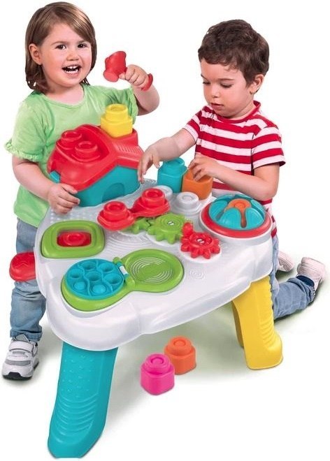 Clemmy stolik sensoryczny z klockami Clemetoni #G3