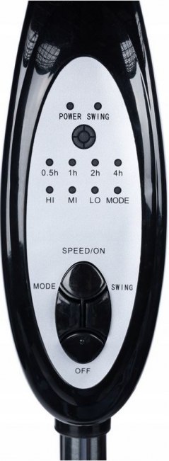 Duży regulowany wentylator stojący z pilotem