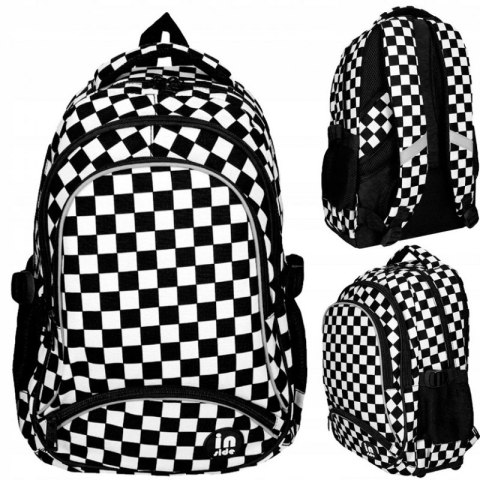 Krata Szachownica Plecak Szkolny Inside Incood 16 Klasa 1-3