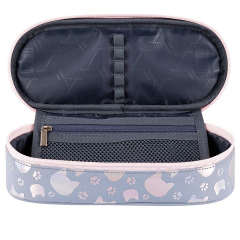 Piórnik Saszetka Sztywna Silver Cats Koty