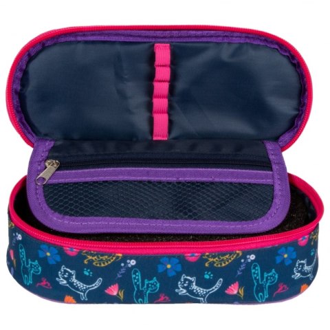 Piórnik saszetka sztywna Kotek Cleo i Frank