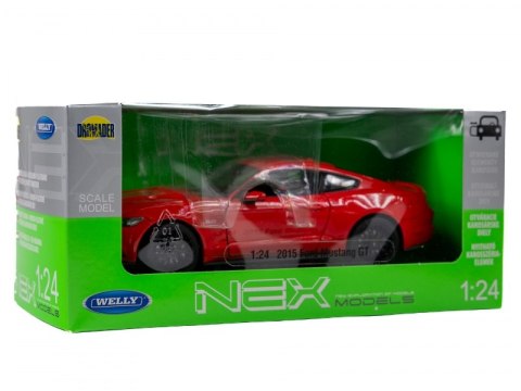 WELLY FORD MUSTANG GT 1:24 SAMOCHÓD KOLEKCJONERSKI