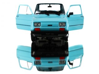 WELLY MALUCH FIAT 126P 1:21 SAMOCHÓD KOLEKCJONERSKI błękitny