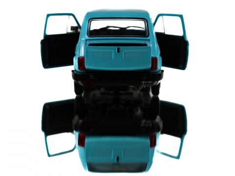 WELLY MALUCH FIAT 126P 1:21 SAMOCHÓD KOLEKCJONERSKI błękitny