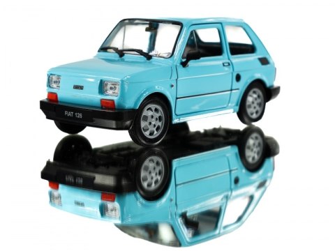 WELLY MALUCH FIAT 126P 1:21 SAMOCHÓD KOLEKCJONERSKI błękitny