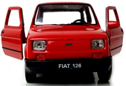 WELLY MALUCH FIAT 126P 1:34 SAMOCHÓD KOLEKCJONERSKI czerwony