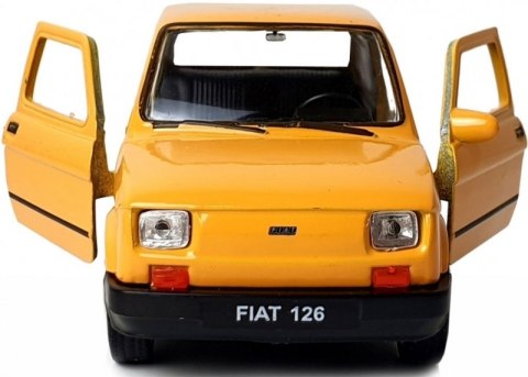 WELLY MALUCH FIAT 126P 1:34 SAMOCHÓD KOLEKCJONERSKI żółty