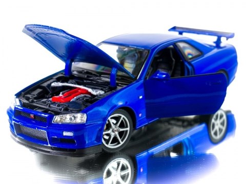 WELLY NISSAN SKYLINE GT R 1:24 SAMOCHÓD KOLEKCJONERSKI