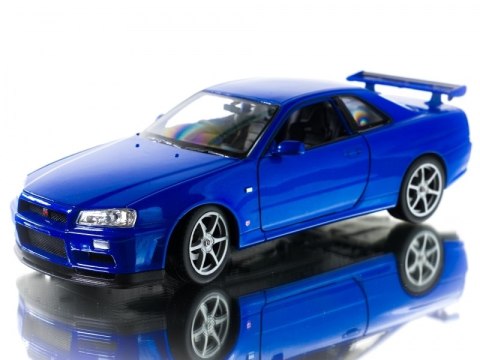 WELLY NISSAN SKYLINE GT R 1:24 SAMOCHÓD KOLEKCJONERSKI