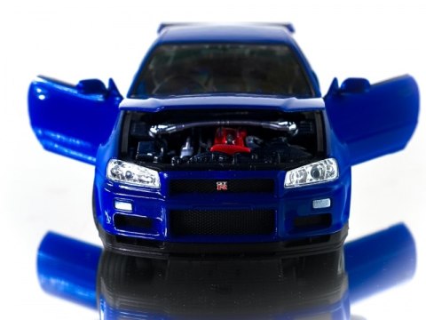 WELLY NISSAN SKYLINE GT R 1:24 SAMOCHÓD KOLEKCJONERSKI