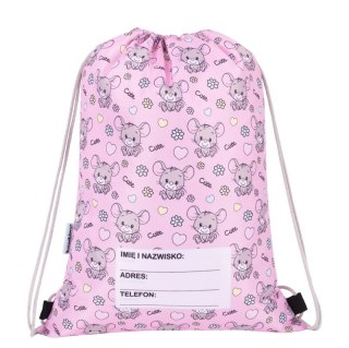 Worek szkolny Mouse na obuwie strój gimnastyczny