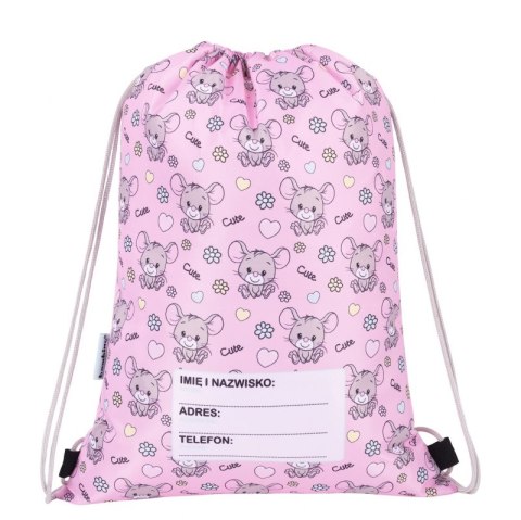 Worek szkolny Mouse na obuwie strój gimnastyczny